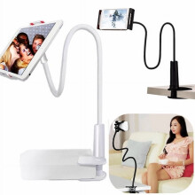 Supporto per tablet a braccio lungo compatibile con iPad, supporto da scrivania per letto, supporto per tablet, staffa per tablet per laptop