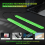 Βραχιόλι LED για τρέξιμο, 2 επαναφορτιζόμενα ανακλαστικά φώτα τρεξίματος, φωτεινό 4