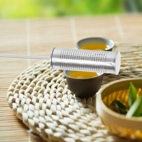 Teinfuser Teholderrør Bærbart tefilterrør Gjenbrukbart teinfuser Løs te-steepotte 2