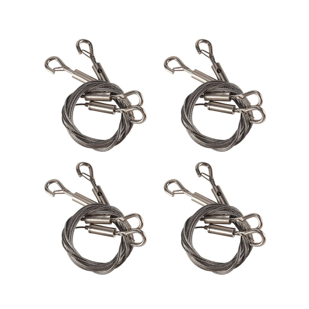 Adjustable Picture Hanging Wire Heavy Duty Supports - 8 Pack Hanging Hardware, 2M X1.5mm Stainless Steel Wire Rope 9048212235651