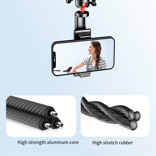Βάση τρίποδου τηλεφώνου Selfie Stick, επεκτάσιμο εύκαμπτο τρίποδο χταποδιού για smartphone 1