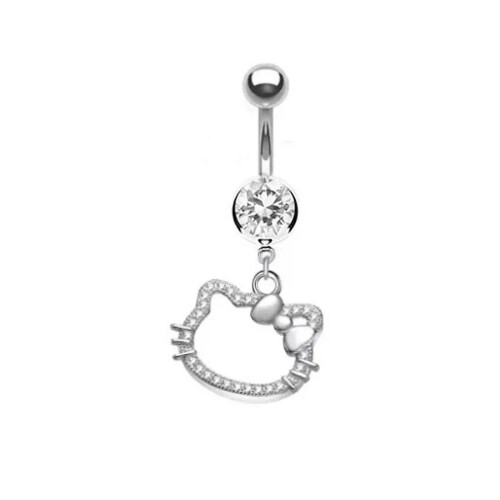 Sanrio Hello Kitty Νύχι Αφαλού Y2K Κοριτσίστικο Κοσμήματα Piercing Σώματος για Κορίτσια, 2