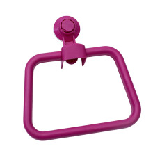 Handdoekring voor wandmontage, boren niet nodig, afneembaar, ruimtebesparend, sterke zuignap, ABS, hoog draagvermogen, eenvoudig te installeren,
