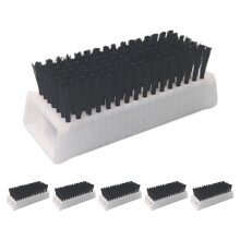 6pcs DualSided Nail Cleaning Brush for Medical and Surgical Use with Ergonomic HeatResistant Grip