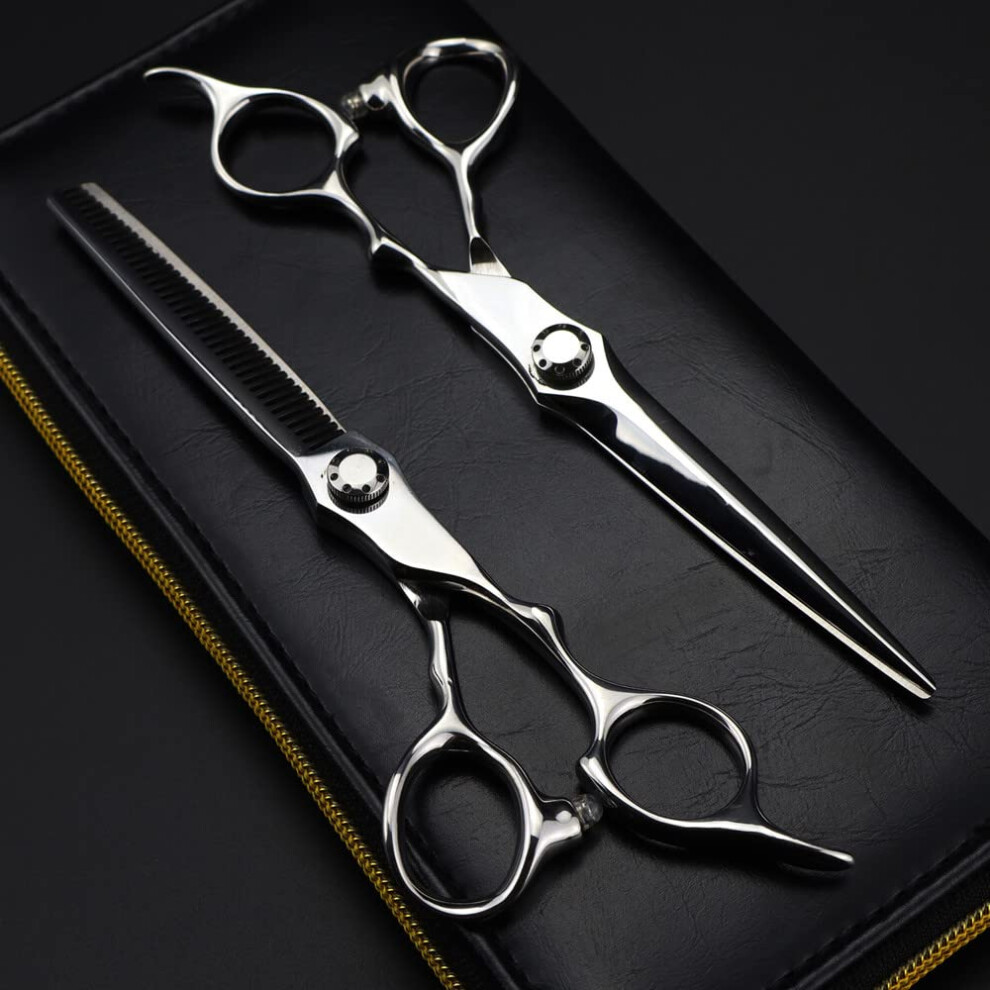 Professional Hair Cutting Scissors 6.5 Inch Japanese 440C Stainless Steel Barber Shears Set with Bag
