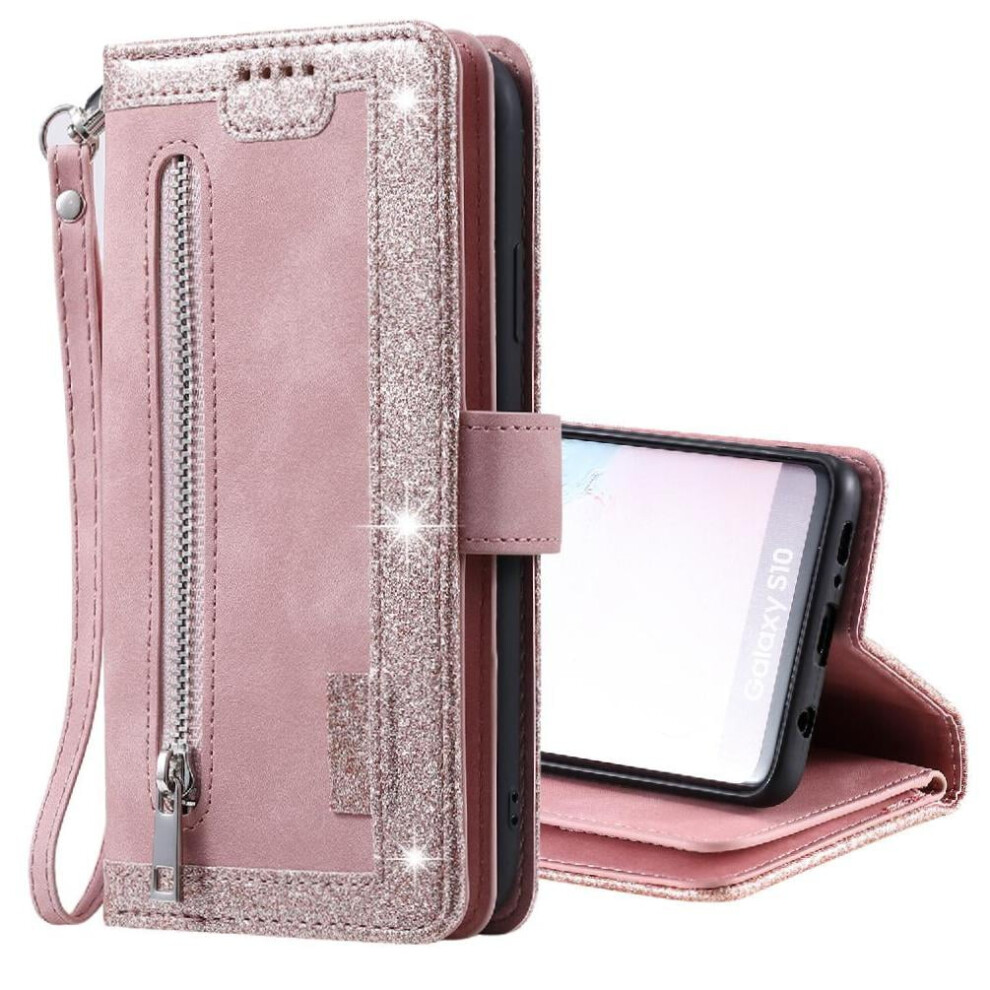Flip Case For Compatible With Samsung Galaxy S10e 9 Card Slots Wallet Pu Leather Kickstand Lanyard 9173940828551