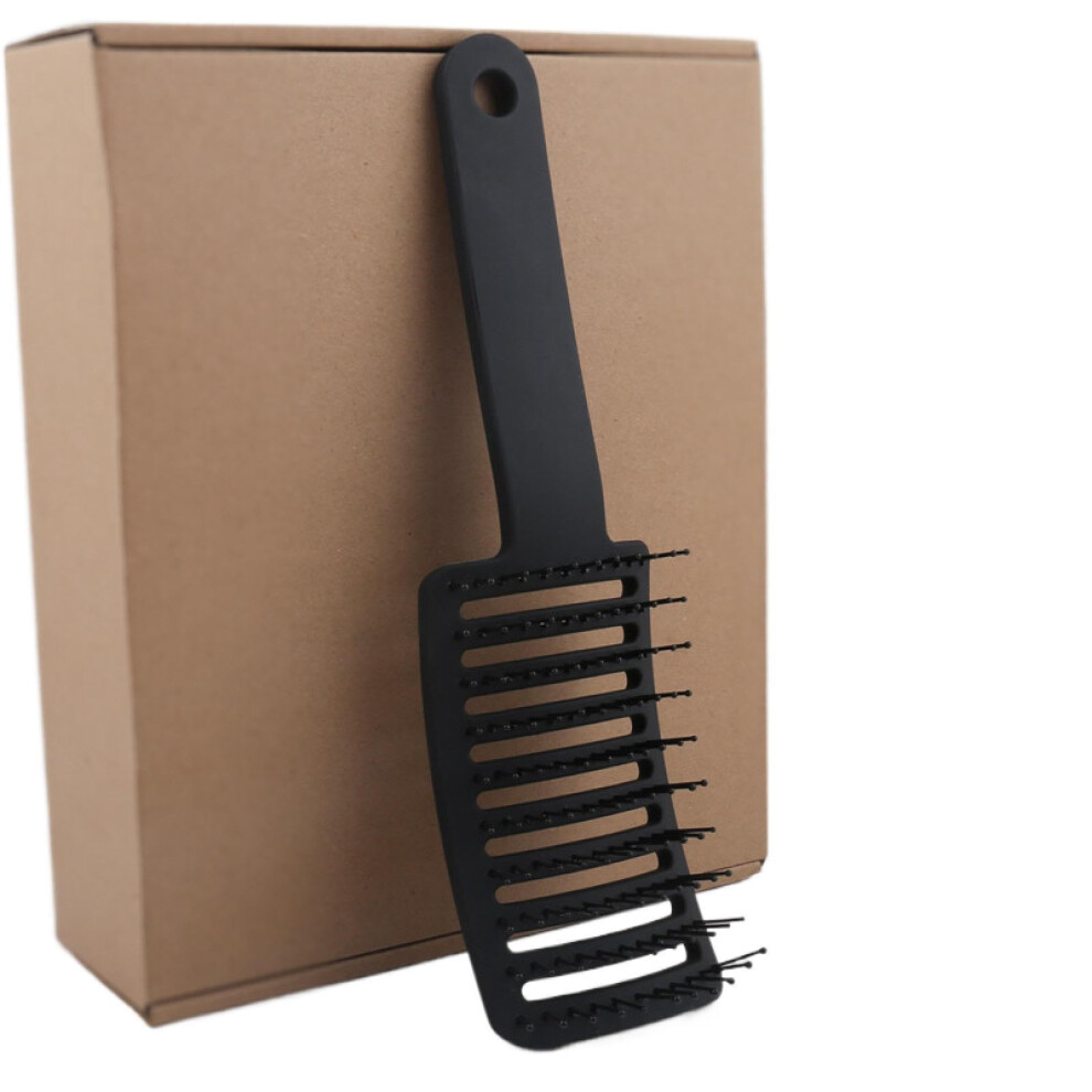 Scalp Massage Brush for Women, Curved Vented Hair Brush with Frizz Reduction and Fast Drying