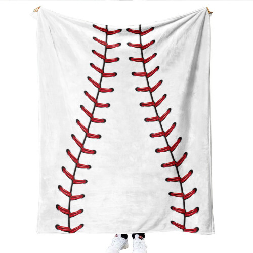 Κουβέρτα WinysinBaseball για δώρα, φανελένιες αθλητικές κουβέρτες, ελαφριά, μαλακή