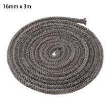 Pejsforseglingssnor Sort pakningssnor til ovndør, pejssnor 8mm/16mm/18mm