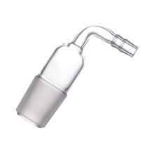 Elleboogplug 90C Zuigaansluiting Laboratoriumapparatuur Pigmenten Elleboogbuisverbinding Glazen elleboogbuisplug