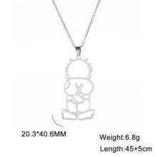RSAMD Handala Hanzala Palästina Junge Anhänger Halskette Edelstahl Schmuck Geschenk-Stahl