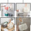 Plastic Storage Basket with Hook Hanging Shower Kitchen Hanging Organizer 5