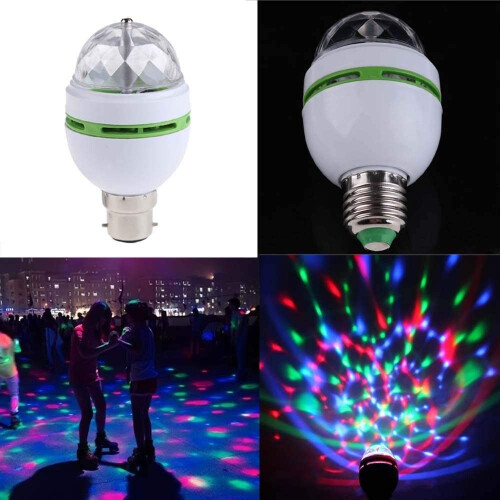 Περιστρεφόμενη Λάμπα LED Φλας 2 τεμαχίων - RGB με Αλλαγή Χρώματος Κρυστάλλινο 2