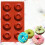 SUSHANG Φόρμα σιλικόνης για ντόνατς, cupcakes, muffins, κέικ σοκολάτας, καραμέλες, μπισκότα, 2