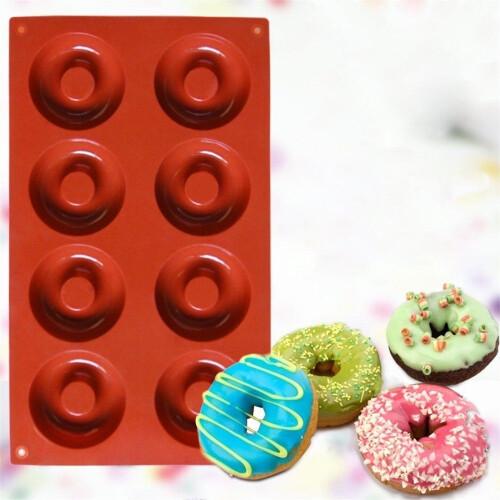 SUSHANG Φόρμα σιλικόνης για ντόνατς, cupcakes, muffins, κέικ σοκολάτας, καραμέλες, μπισκότα, 1
