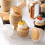 Κυπελλάκια για cupcakes, κύπελλα για μάφιν σε ρολό, χάρτινα ταψιά υψηλής 8