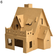 Yesbay1Set Interaktivt Håndlavet DIY Samlesæt Paphusform DIY Samletilbehør