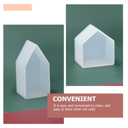 2 Silikonformen, kreative Hausformen, dekorative Bastelformen 2