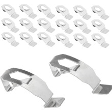 18-teiliges Set Fotoclips, Bilderrahmenklemmen, Wandhaken, Aufhängezubehör ohne Bohren, kompatibel mit Kunstwerken und Rahmen