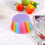 Nikou 100 Stück Backförmchen – Bunte Party-Backförmchen, Cupcake-Förmchen, Regenbogenfarben, Papier-Backförmchen, Muffinförmchen, Kuchenform 3