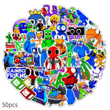 50 Roblox Rainbow Friends Graffiti-Sticker fürs Handy, wasserfest