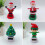 Funny Christmas Solar Powered Ornaments Console Dashboard Interior Accessory 7