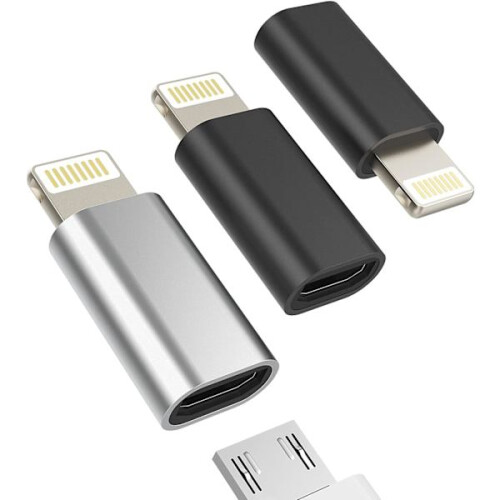 Προσαρμογέας Micro USB για Lightning (συσκευασία 3 τεμαχίων)