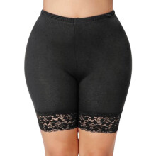 Hirigin Plus Size Slipshorts voor onder jurken, dames, anti-schuurondergoed, naadloze boyshorts, slipjes met kant.