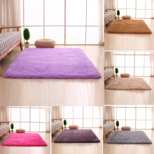 Tapis Dengjunhu à poils longs et doux pour chambre, salon, chambre d'enfant, tapis de sol duveteux et moelleux pour chambre de bébé, décoration