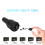 TINGLU 1080p Portable Night Vision Mini Camera, Black 3