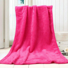 SDJMa Soft 18x24" Flannel Throw Blanket, Warm Coral Cozy Fuzzy Blanket for Kids, Baby Gift (Compatible with Toddler Use)