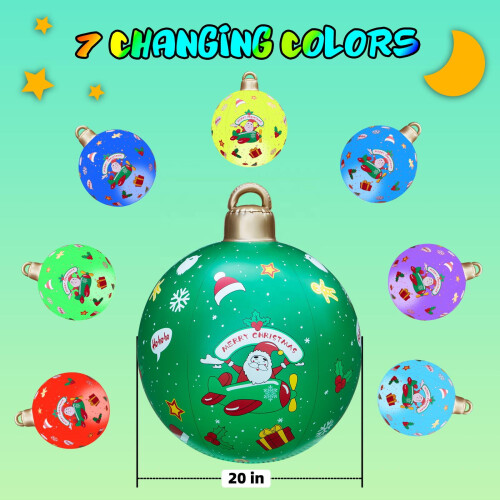 Opblaasbare kerstballon 60 cm DQ9 1