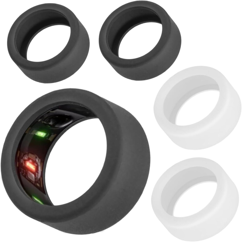 Mopngxt Silicone Ring Cover Set Of 4Pcs - Durable, Elastic & Flexible For Working Out - Compatible With Oura Ring Gen 3 9004841935300