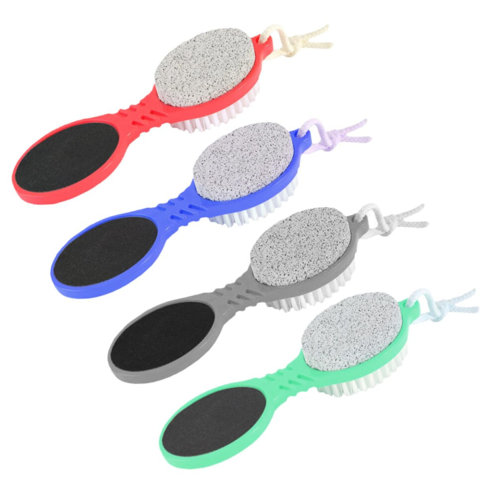 4Pcs Foot File Callus Remover with Ergonomic Grip for Dead Skin and Hard Skin Care