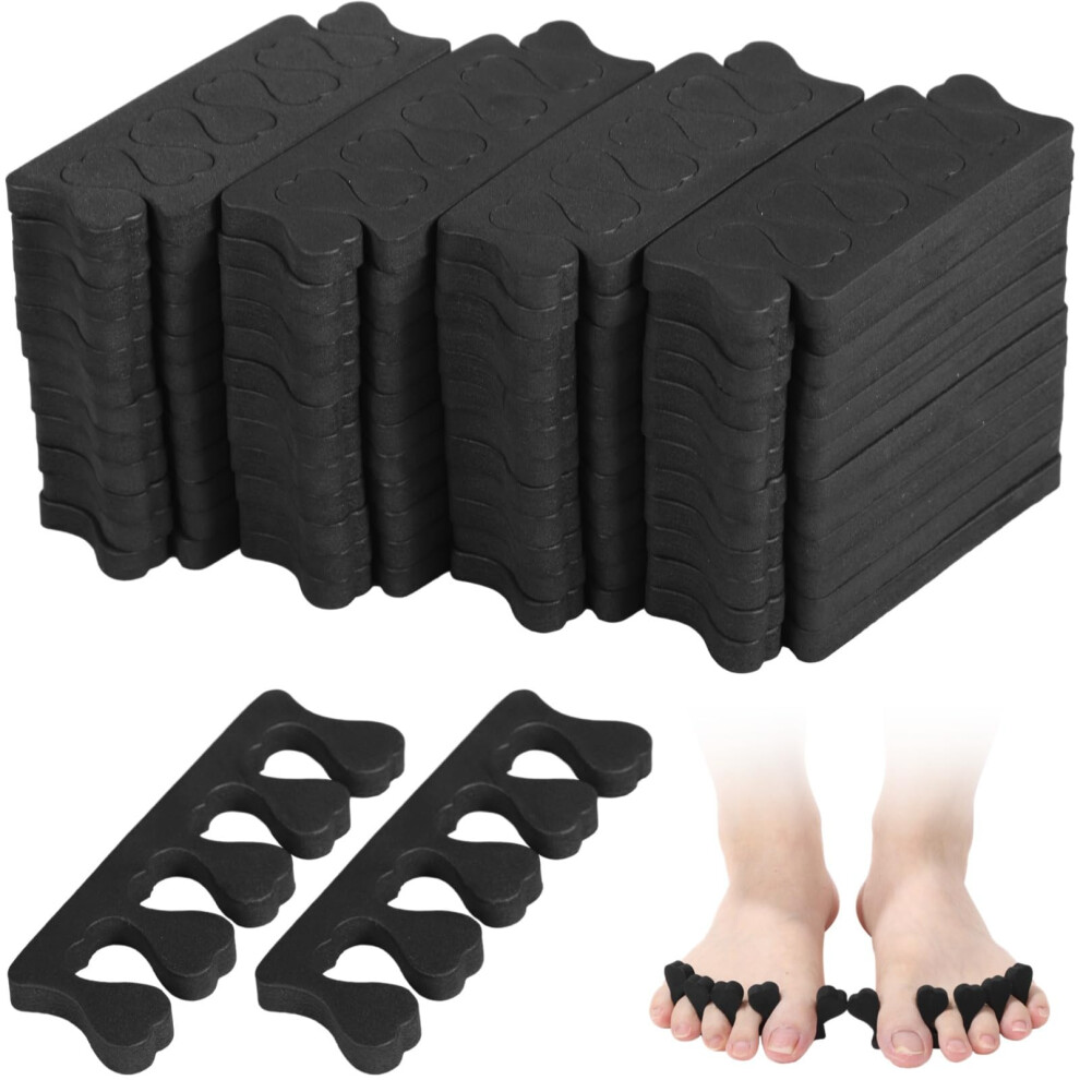 500 Pcs Soft EVA Toe Separators, Lightweight Reusable Toe Spacers for Smudge Pedicure