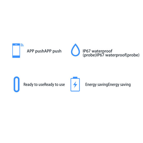Capteur de fuite d'eau WiFi - Fixation murale, 2x AAA 2