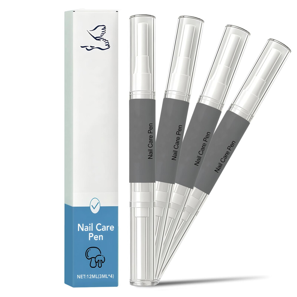 Light Nail Care Pen 4 Pack With Deep Hydration, Fast Absorption Cuticle Oil For Strong Healthy Nails