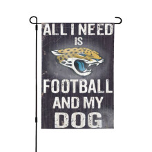 Bandeira de jardim Jaguars, dupla face, para decoração de quintal, jardim, exterior e interior. 31,75 cm x 45,72 cm e 71,1 cm x 101,68 cm.
