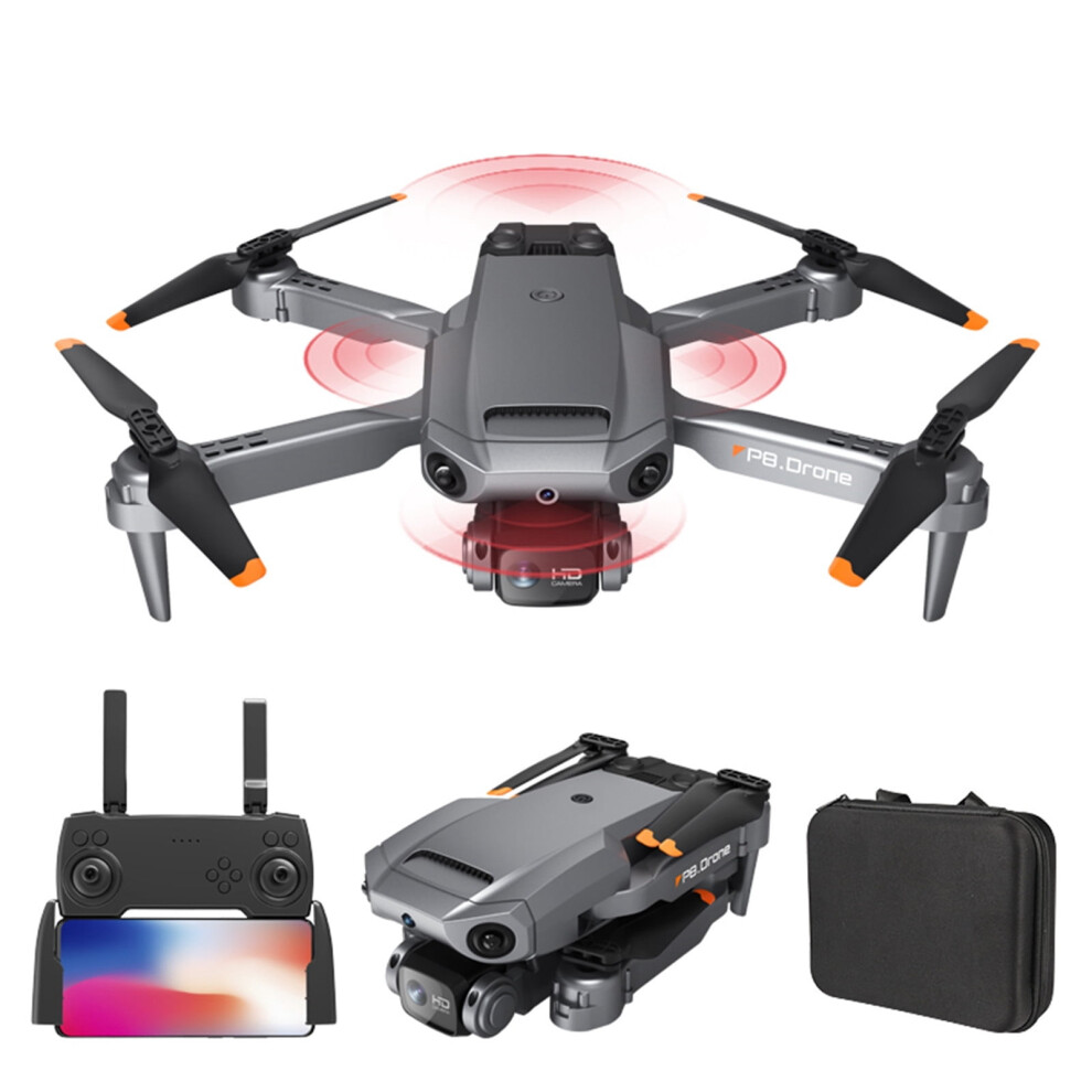 Wjsxc Drone With Camera P8 Intelligent Obstacle Avoidance Uav High-Definition Aerial Camera Four Aircraft Remote Control Aircraft Helicopter Black 9048212239444