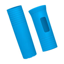 Capa protetora universal Hellery para microfone sem fio, ideal para apresentações ao vivo, karaokê e karaokê. Cor: Azul.