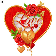 Romantyczna dekoracja ścienna w kształcie serca, piękny ręcznie robiony akrylowy znak ścienny do domu-3