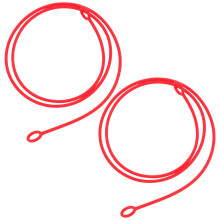 2 unidades de cordão prático anti-perda para fones de ouvido, para pendurar no pescoço.