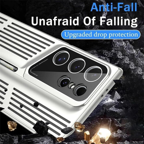 Capa para celular com sistema de resfriamento Blade, compatível com Samsung, adequada para os modelos Samsung S23 e S24. 2
