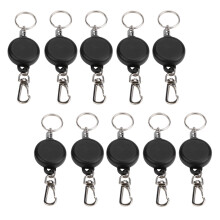 Personalized Key Holder, Durable Lightweight Retractable Key Chain for On-the-Go Professionals
