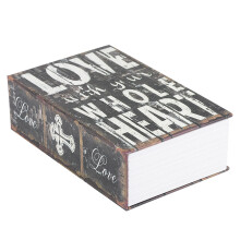 Livro Secreto Portátil, Cofre Oculto com Fechadura de Combinação, Cofre Disfarçado para Joias, Dinheiro e Documentos, Segurança Discreta para