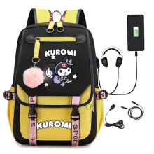 Zaino Kuromi, zaini per bambini, zaino 1 pz, giallo 3