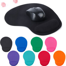 Tappetino per mouse ergonomico Sunjoy Tech con supporto per il polso e base antiscivolo in PU per laptop, ufficio e casa.