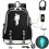 Mochila escolar com estampa da Billie Eilish e carregamento USB 1