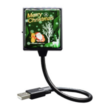 Lâmpada de projeção USB RGB PAVEOS Motion Pattern5Models In1Continuous8Patterns para uso externo, interno e em carros, ideal para residências e