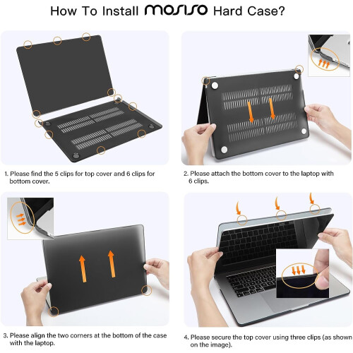 Capa compatível com MacBook Air de 15 polegadas (lançamentos de 2023 e 2024) M3A3114M2A2941 com tela Liquid Retina e Touch. 2